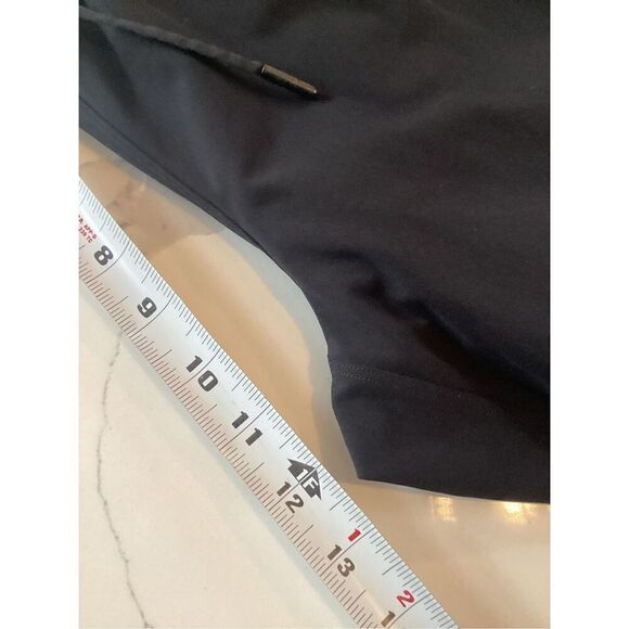 Lululemon Scuba Black MidRise Sz 4 Oversized Jogger Black Pockets - Picture 12 of 12